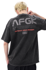 AFGK Retro Outdoor Space Washed Tee