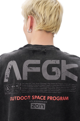 AFGK Retro Outdoor Space Washed Tee