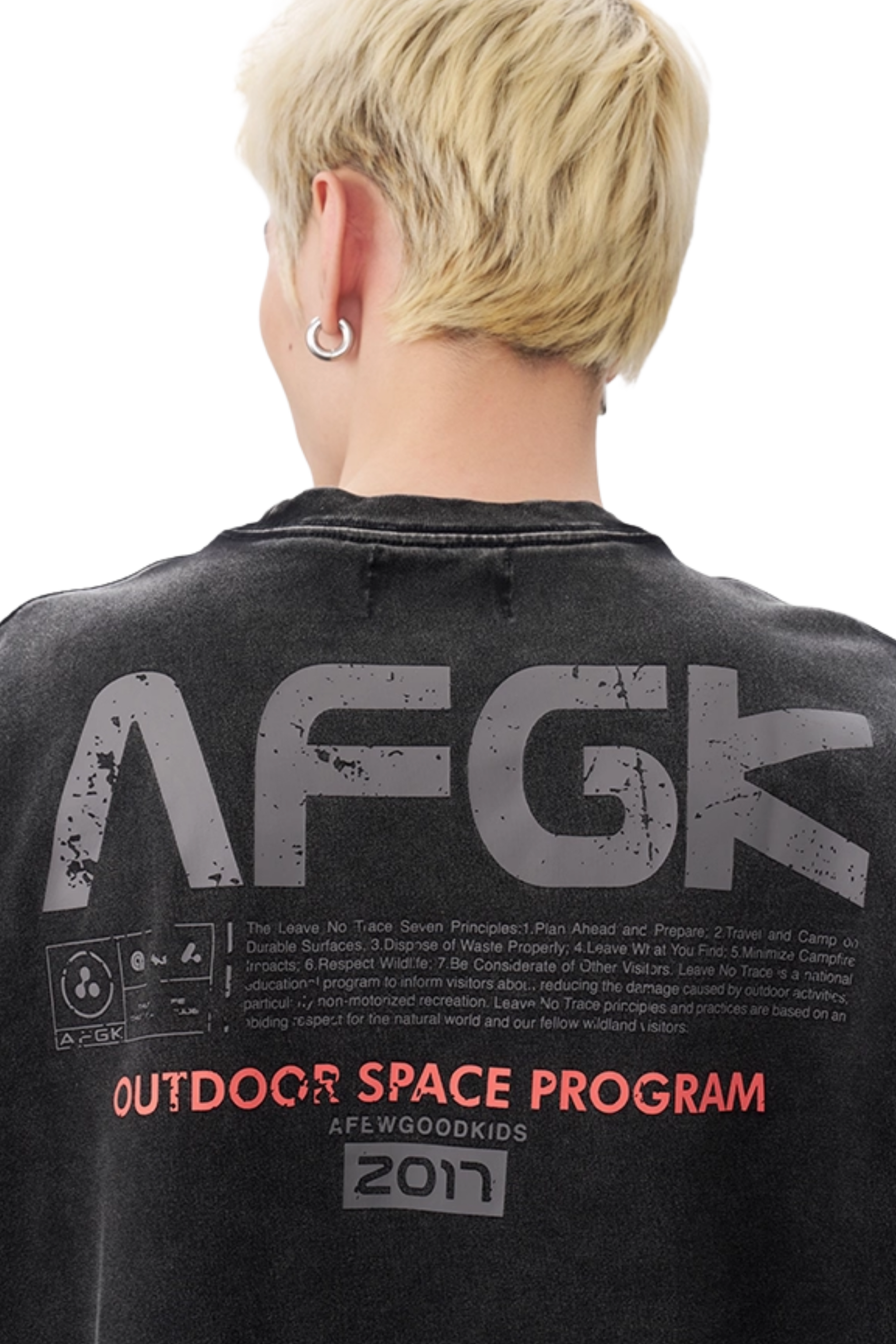 AFGK Retro Outdoor Space Washed Tee