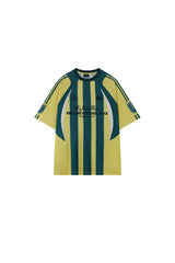 BJHG City Traverse Series Jersey Stripe T‑Shirt Men Summer Breathable Sports Top