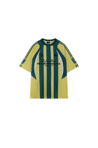 BJHG City Traverse Series Jersey Stripe T‑Shirt Men Summer Breathable Sports Top