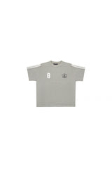 MASONPRINCE | TIME PLAYING Stripe Badge Print T-Shirt