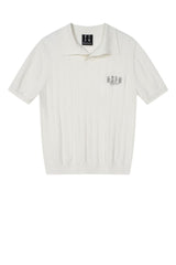 MEDM Quiet Luxury Knit Relaxed Unisex Short Sleeve Polo Shirt