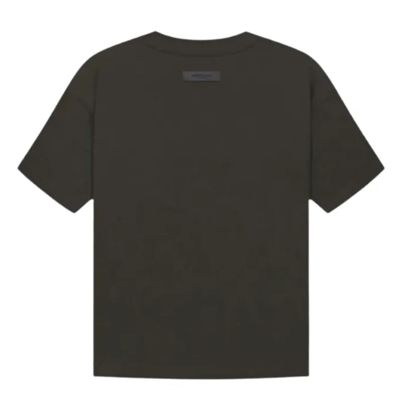 [Loose Fit] Fear Of God Essentials SS23 Rubber Embossed Tee OFF BLACK