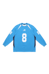 Masonprince No. 8 Jersey Style Cotton Long Sleeve Tee