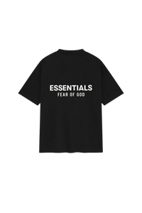 Fear Of God Essentials SS25 Classic Fit Tee JET BLACK [125AS254190F]
