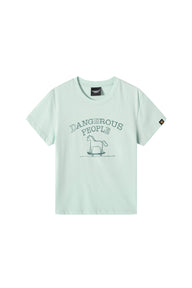 DangerousPeople DSP Pony Series Color‑Block Skateboard Pony Tee