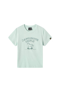 DangerousPeople DSP Pony Series Color‑Block Skateboard Pony Tee