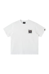 DangerousPeople DSP Mini‑D Vinyl Record Crew Neck Cotton Loose Casual T‑Shirt