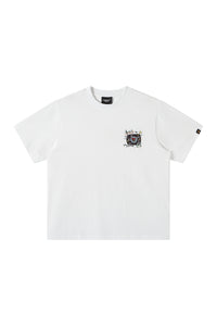 DangerousPeople DSP Mini‑D Vinyl Record Crew Neck Cotton Loose Casual T‑Shirt