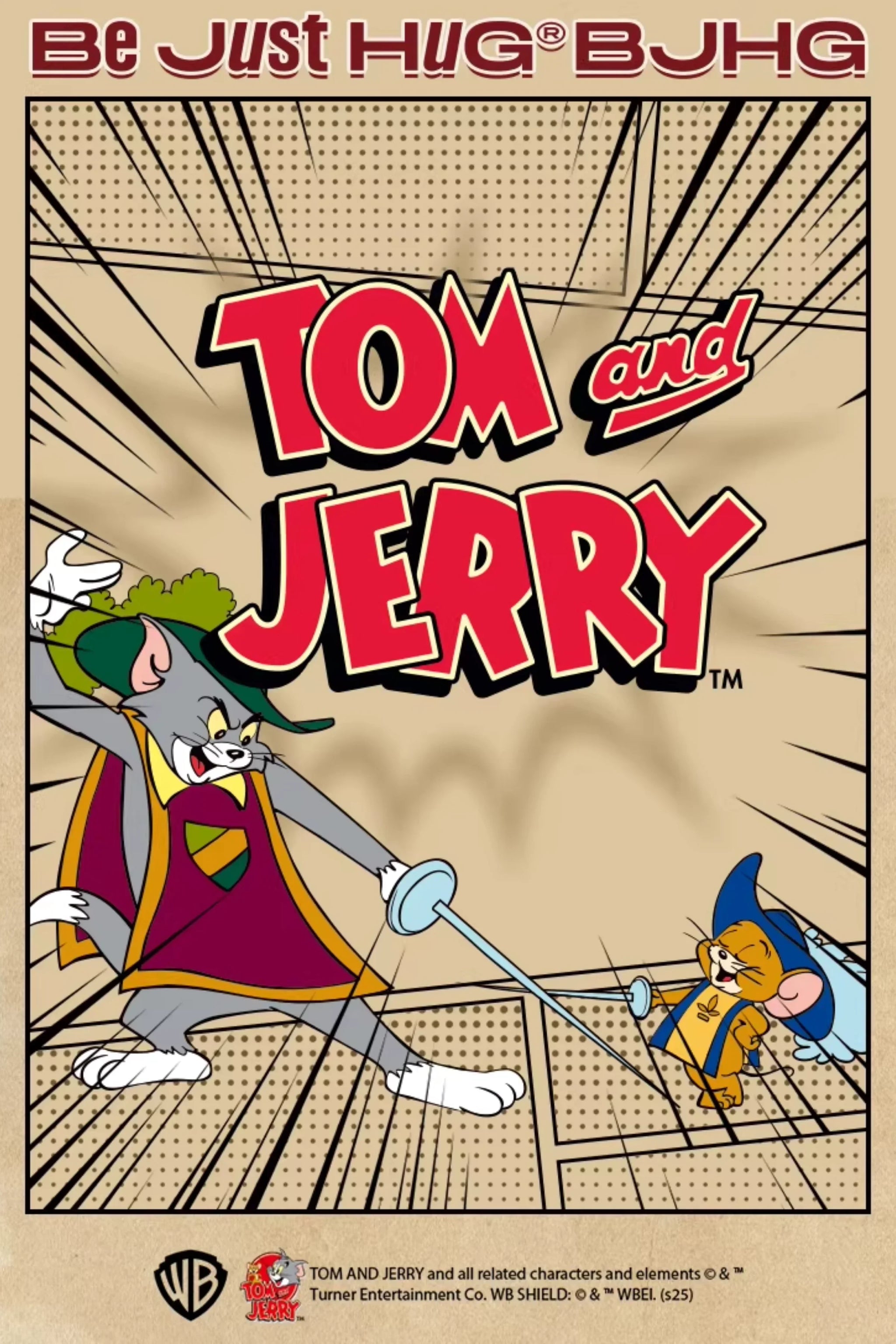 BJHG x Tom & Jerry Sticker Spinner Tee