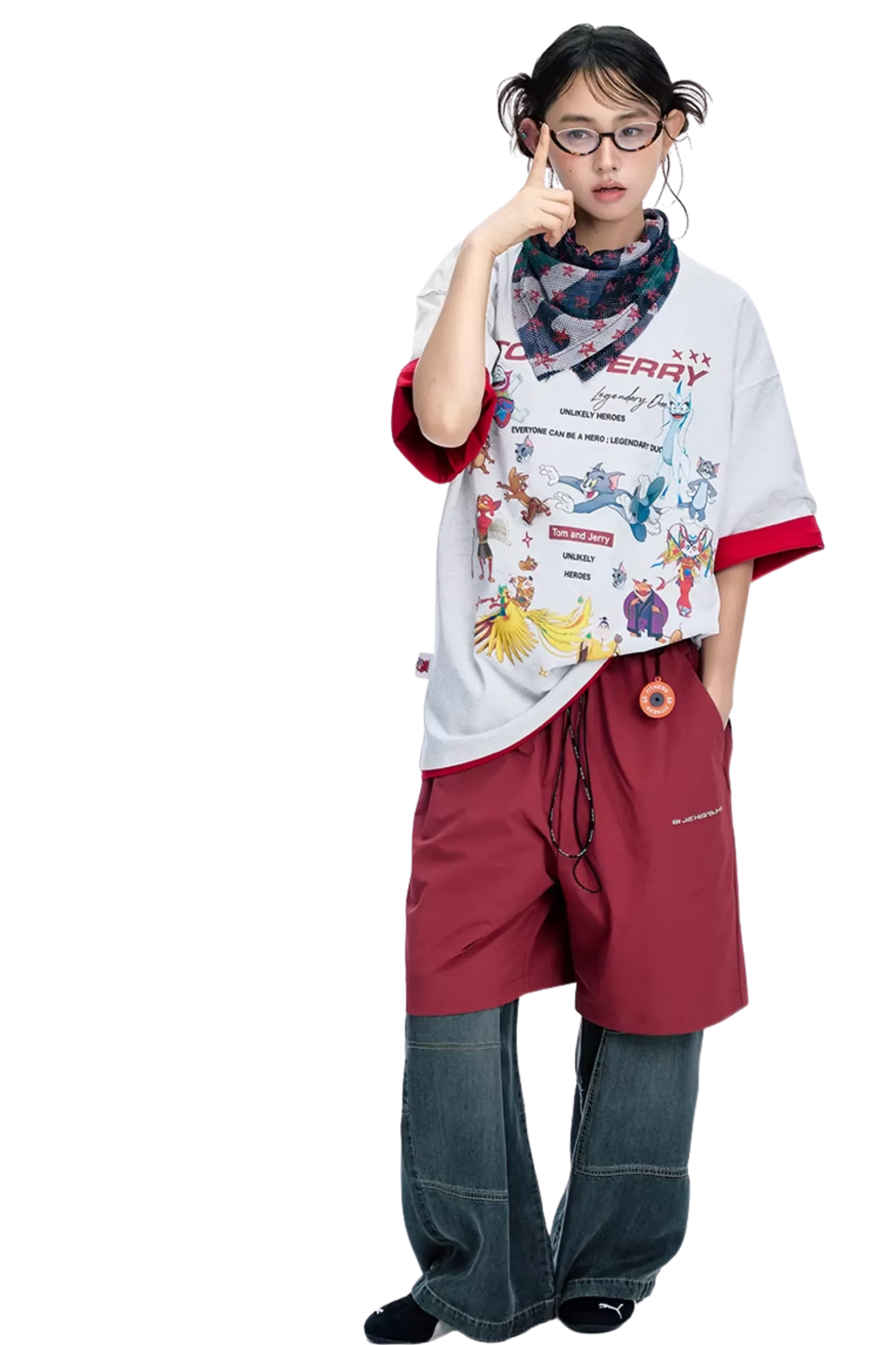 BJHG x Tom & Jerry Sticker Spinner Tee