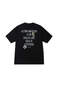 AFGK SS25 Broken Font Floral Tee