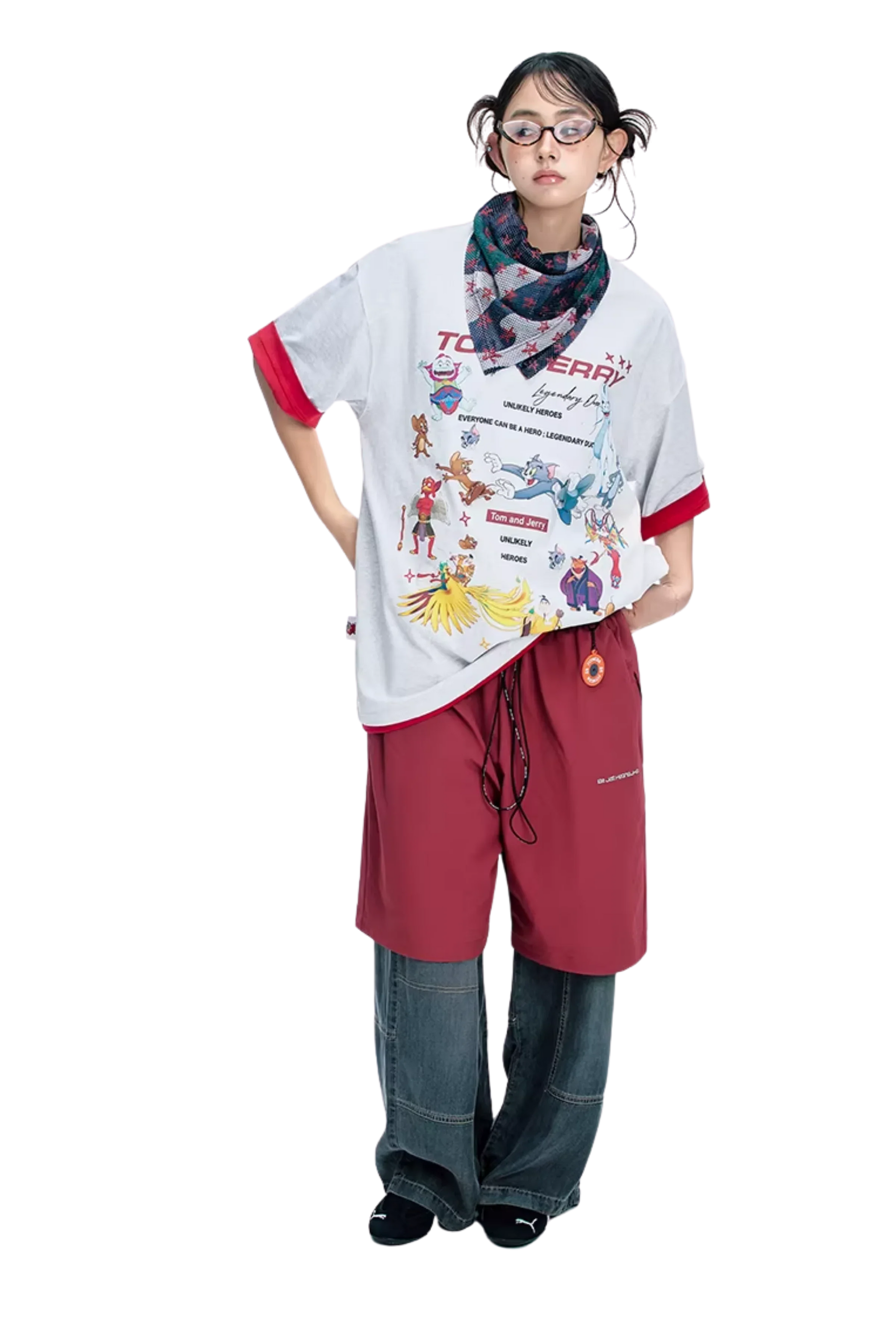 BJHG x Tom & Jerry Sticker Spinner Tee