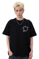AFGK SS25 Broken Font Floral Tee