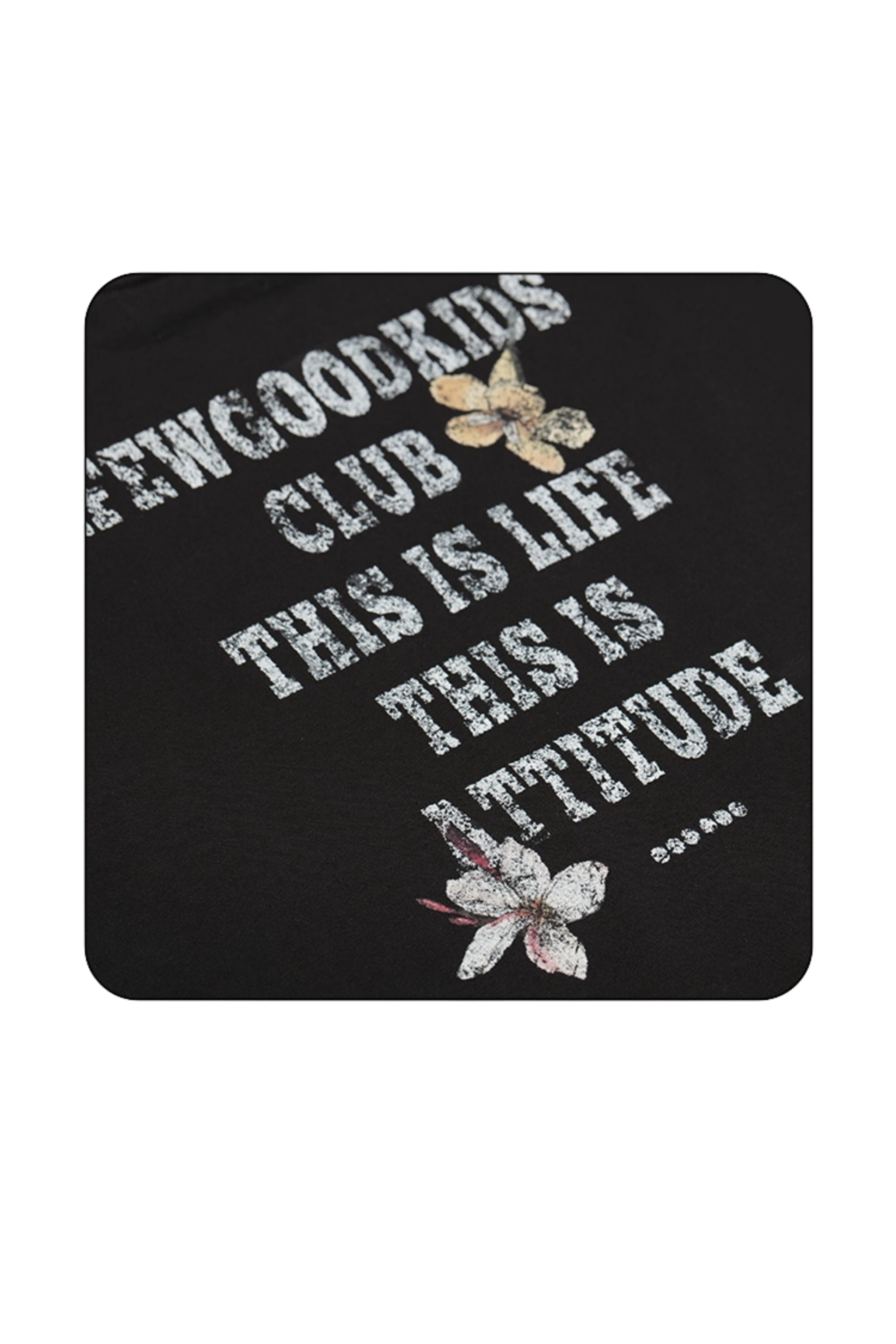 AFGK SS25 Broken Font Floral Tee