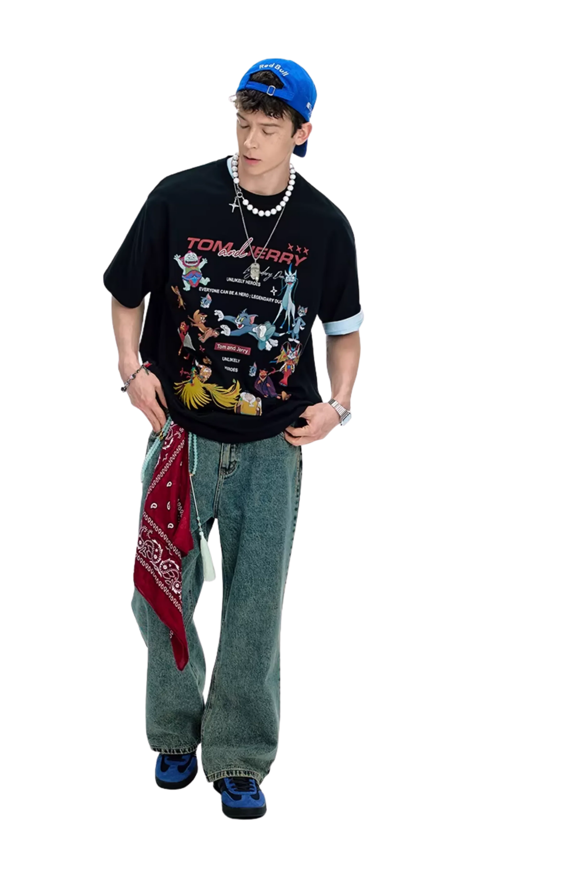 BJHG x Tom & Jerry Sticker Spinner Tee