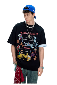 BJHG x Tom & Jerry Sticker Spinner Tee