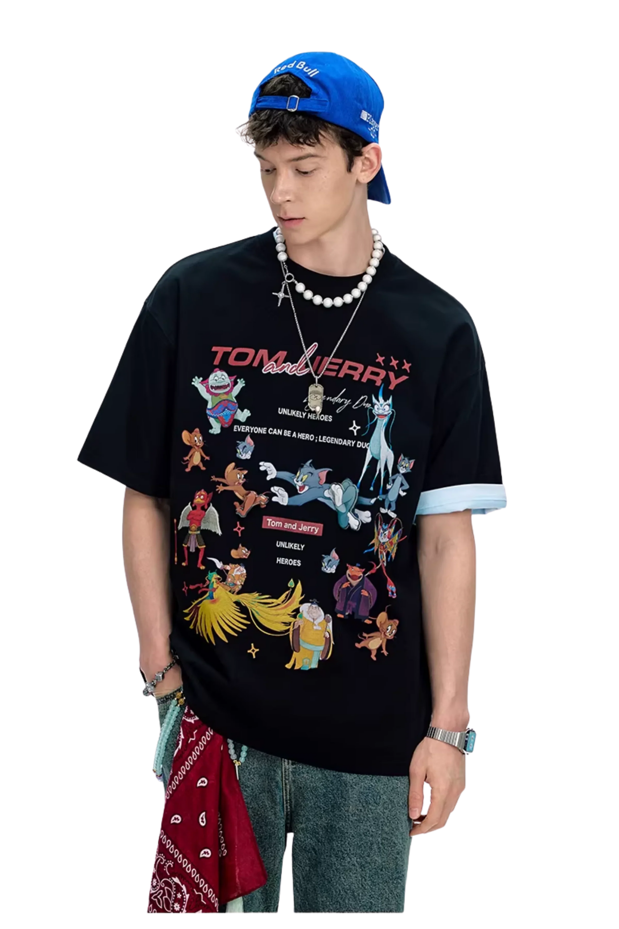 BJHG x Tom & Jerry Sticker Spinner Tee