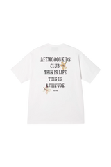AFGK SS25 Broken Font Floral Tee