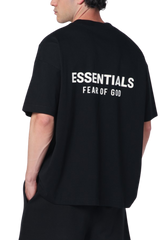 Fear Of God Essentials SS25 Classic Fit Tee JET BLACK [125AS254190F]