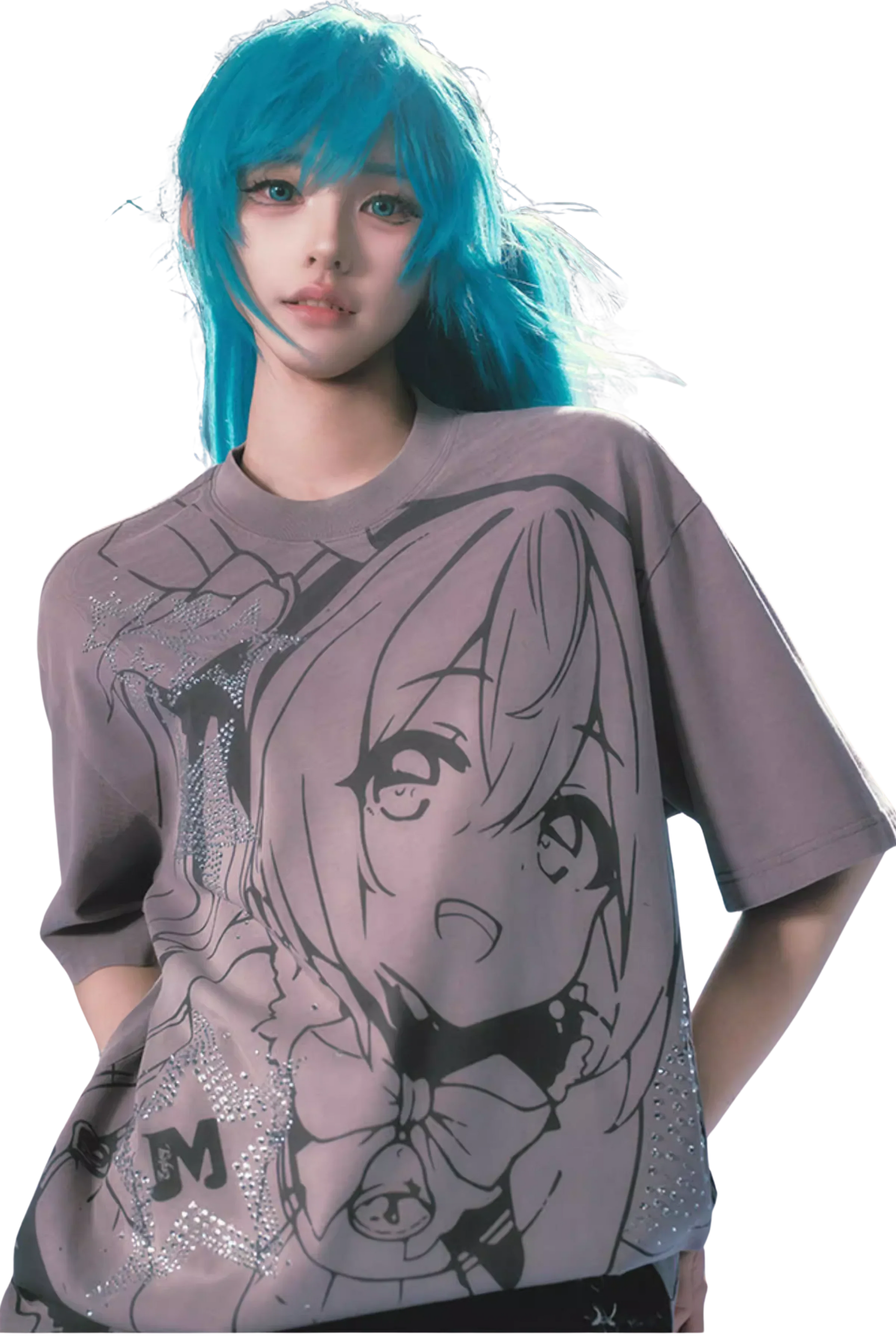 MEDM x Hatsune Miku Washed Tee - Clothing | ShaLaoBan