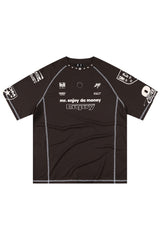 MEDM Contrast Stitch Star Print Quick Dry Sports Tee