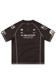 MEDM Contrast Stitch Star Print Quick Dry Sports Tee