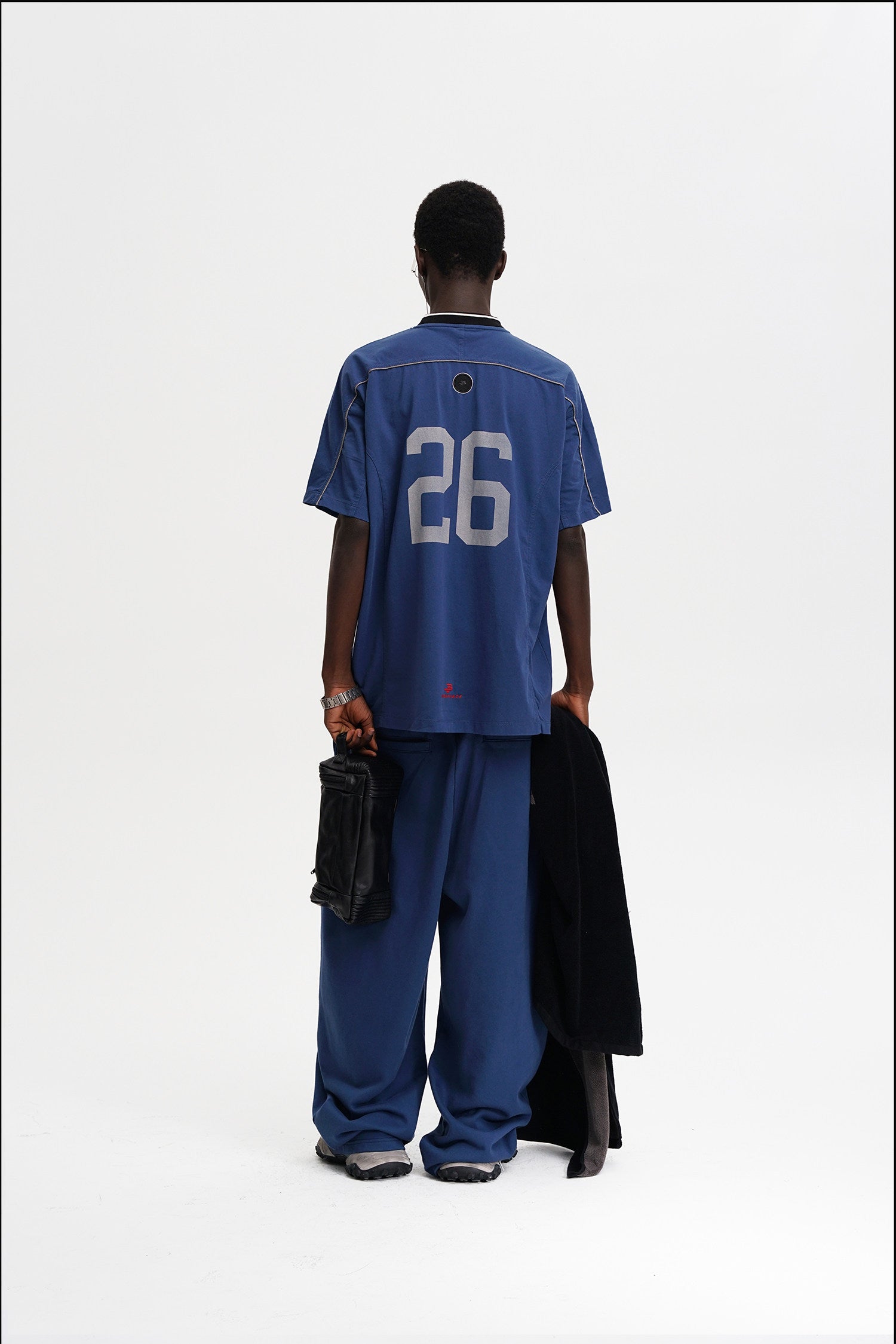 Masonprince   Patch Embroidered Short Sleeve