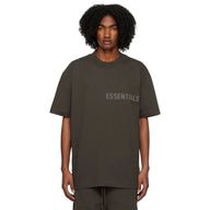 [Loose Fit] Fear Of God Essentials SS23 Rubber Embossed Tee OFF BLACK