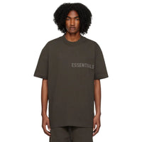 [Loose Fit] Fear Of God Essentials SS23 Rubber Embossed Tee OFF BLACK