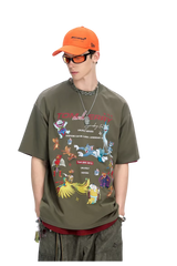 BJHG x Tom & Jerry Sticker Spinner Tee