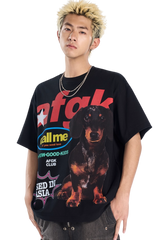AFGK Daschund Digital Print Tee