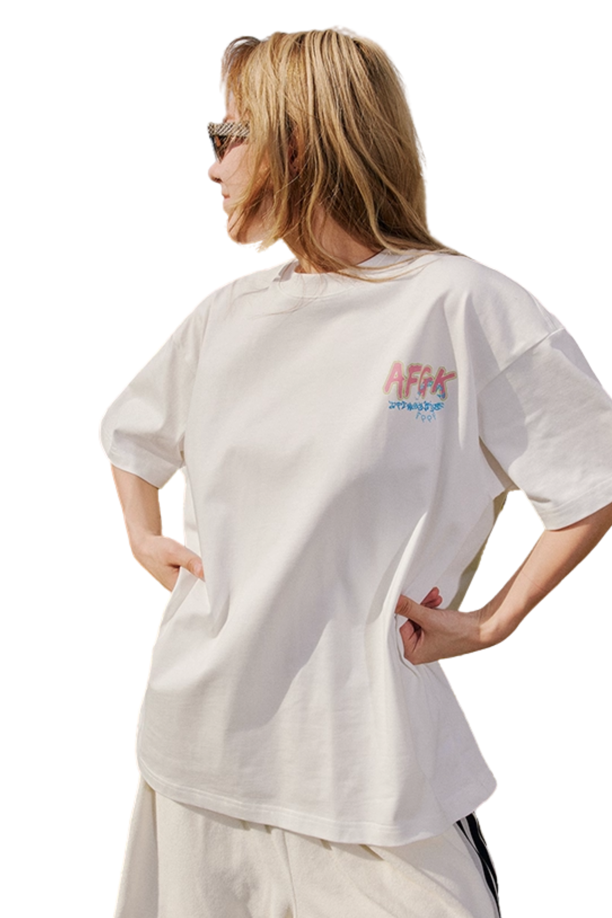 AFGK Graffiti Print Tee