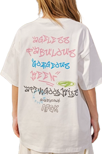 AFGK Graffiti Print Tee