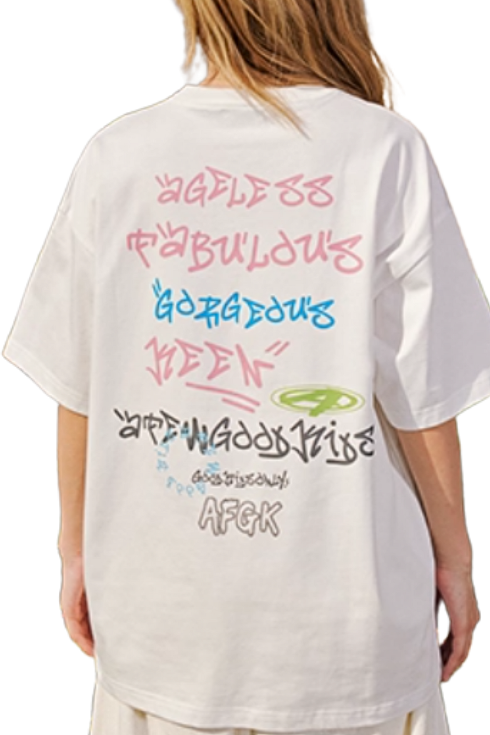 AFGK Graffiti Print Tee