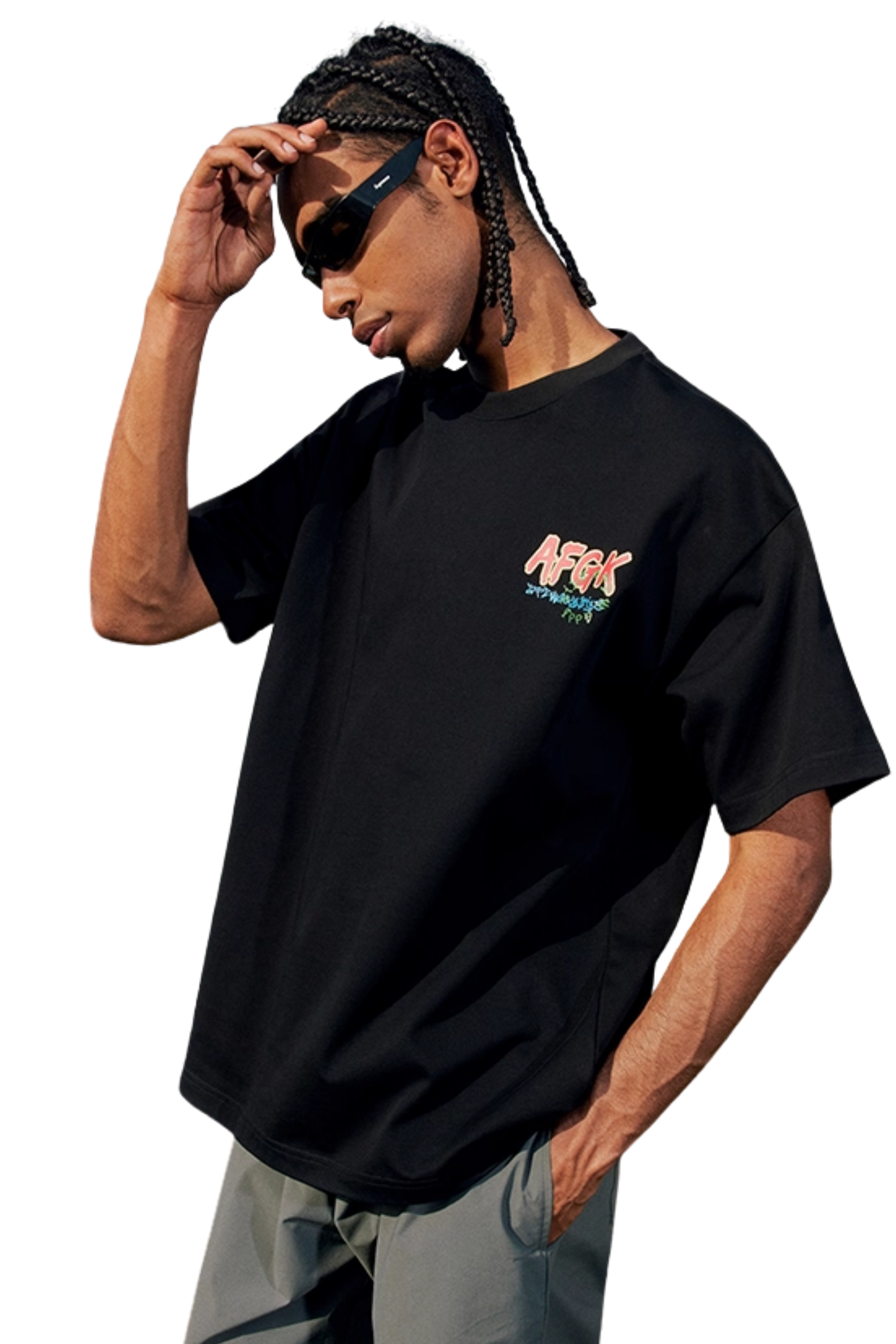 AFGK Graffiti Print Tee