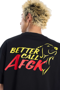AFGK Daschund Digital Print Tee