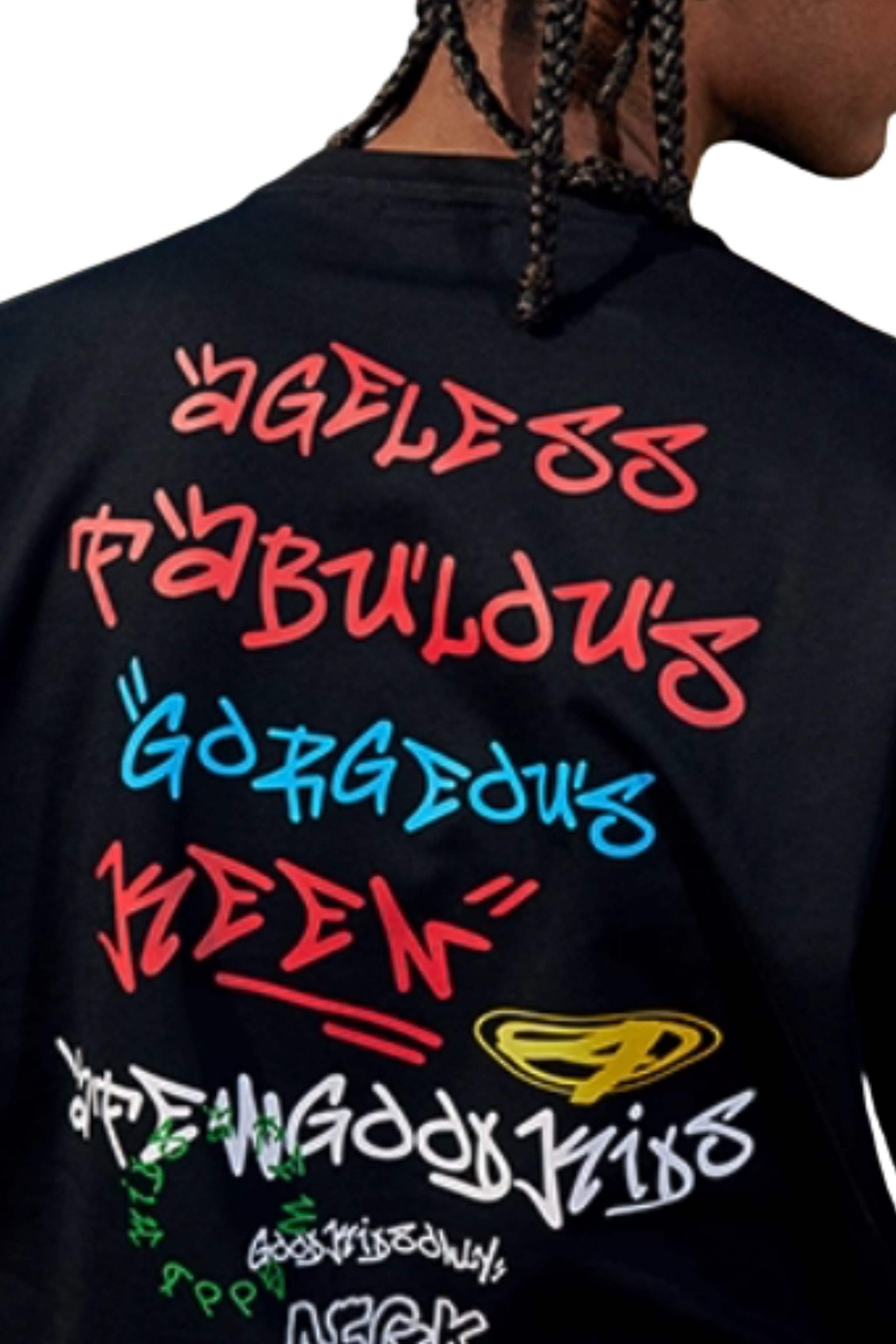 AFGK Graffiti Print Tee