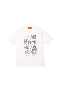 AFGK Club Night Distressed Print Tee