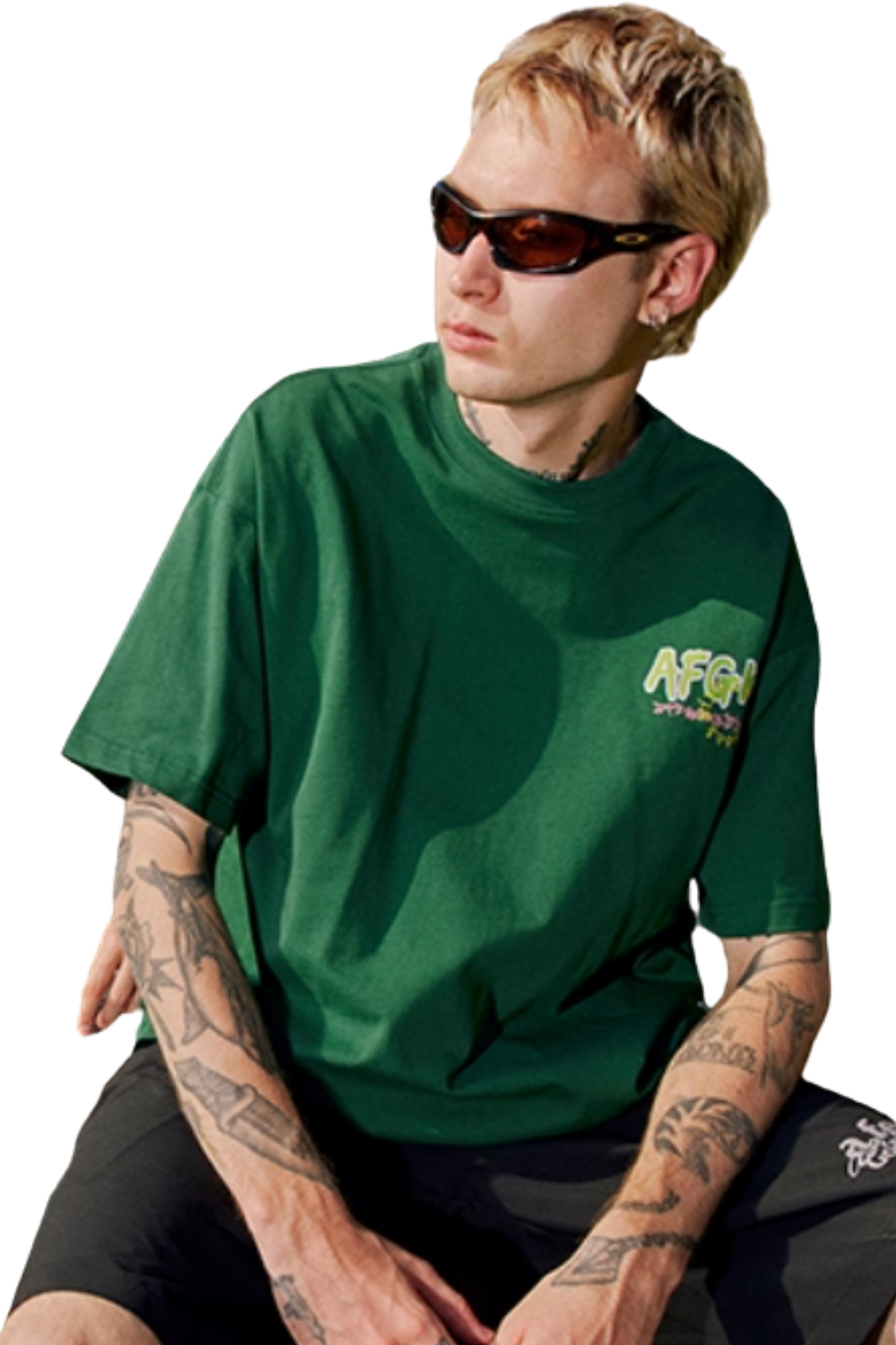 AFGK Graffiti Print Tee