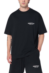 Fear Of God Essentials SS25 Classic Fit Tee JET BLACK [125AS254190F]