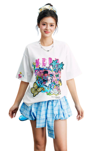 MEDM x NEWMASUS Butterfly Garden Tee