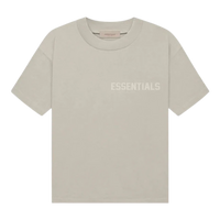 [Loose Fit] Fear Of God Essentials FW22 Flock Logo Tee SMOKE