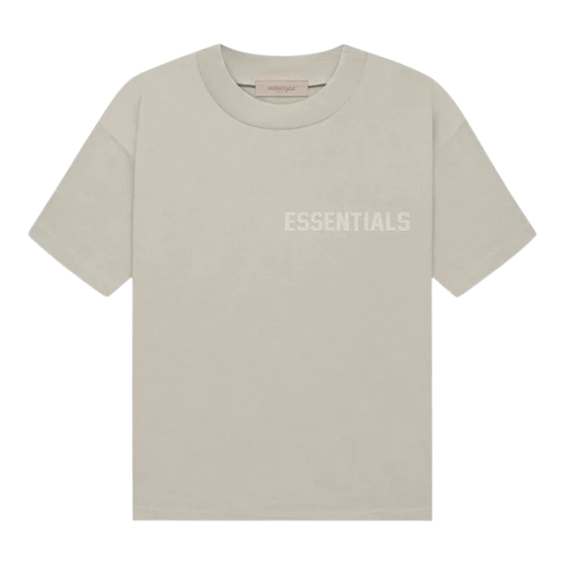 [Loose Fit] Fear Of God Essentials FW22 Flock Logo Tee SMOKE