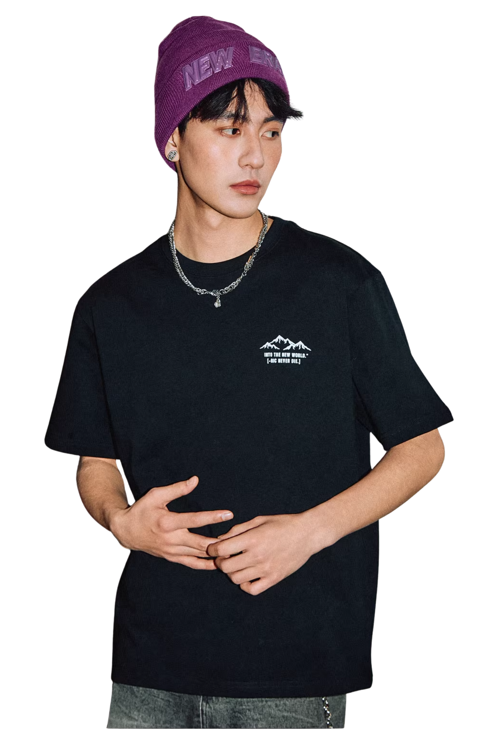 RIC Snow Mountain Pink Cloud Tee