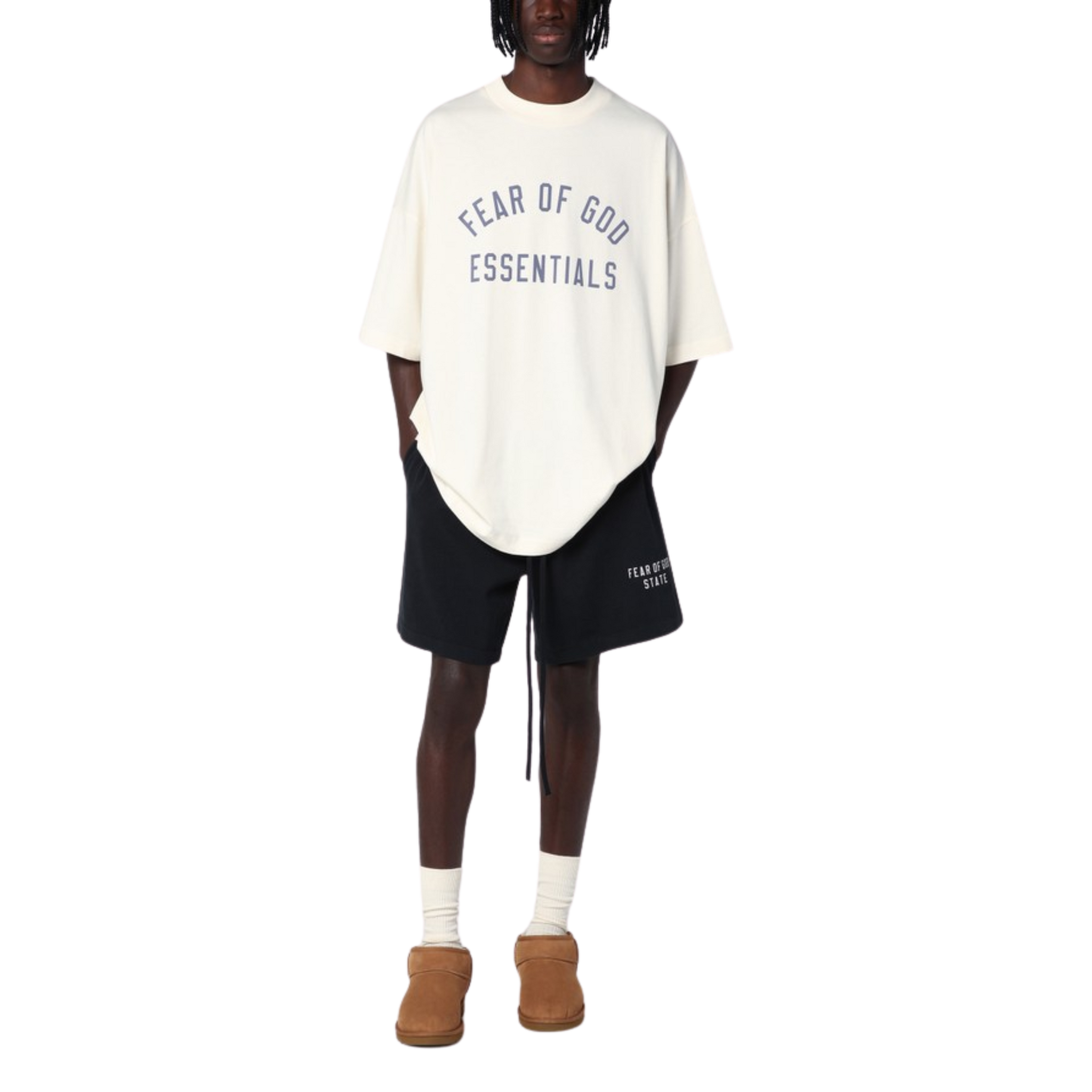 Fear Of God Essentials FW24 Jersey Crewneck Tee Shell Fear Of God Essentials FW24 Jersey Crewneck Tee Shell