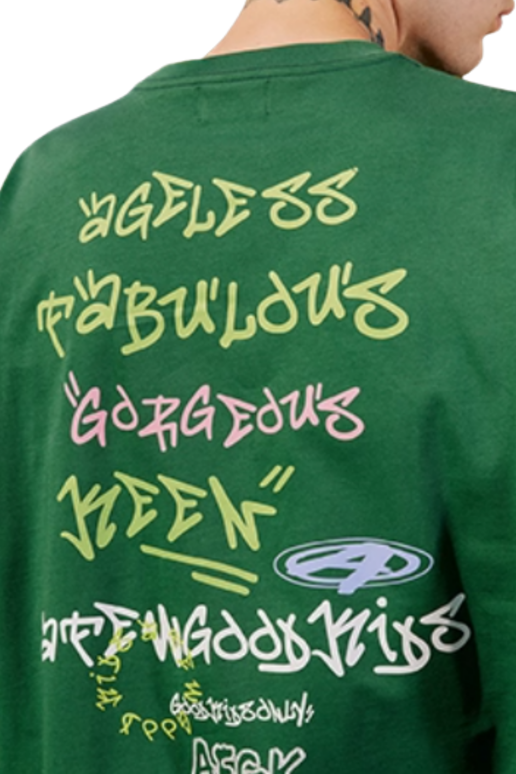 AFGK Graffiti Print Tee