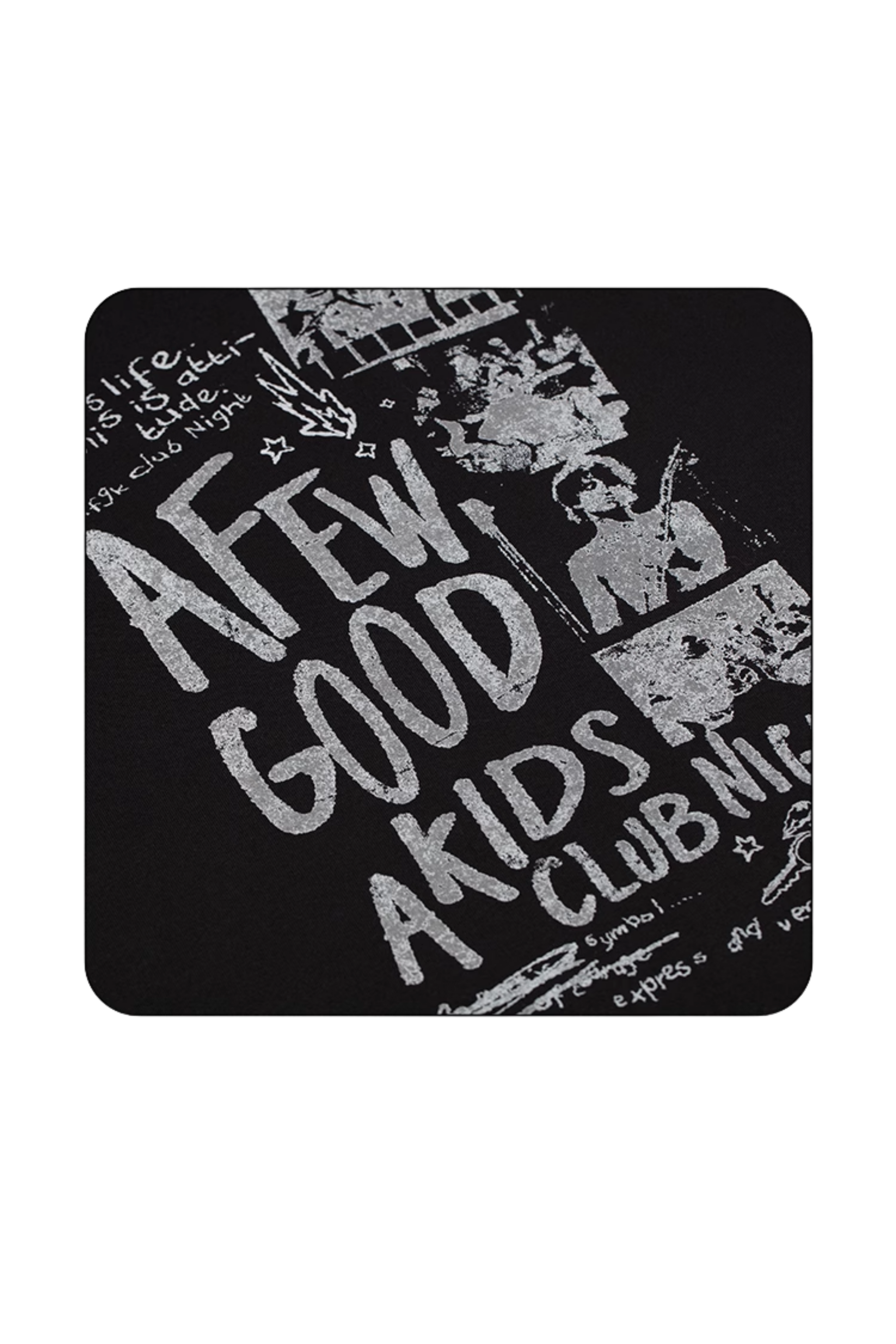 AFGK Club Night Distressed Print Tee