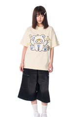 AFGK Cartoon Angel Series Towel Embroidery Tee